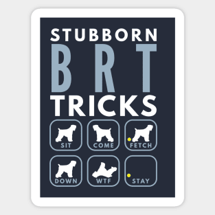 Stubborn Black Russian Terrier Tricks - Dog Training Sticker